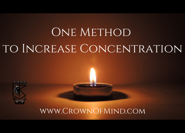 One Method to Increase Concentration