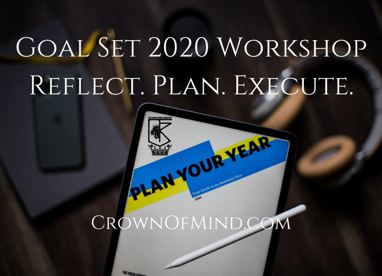Goal Set 2020 Workshop: Reflect. Plan. Execute.
