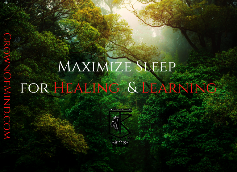 Maximize Sleep for Healing & Learning