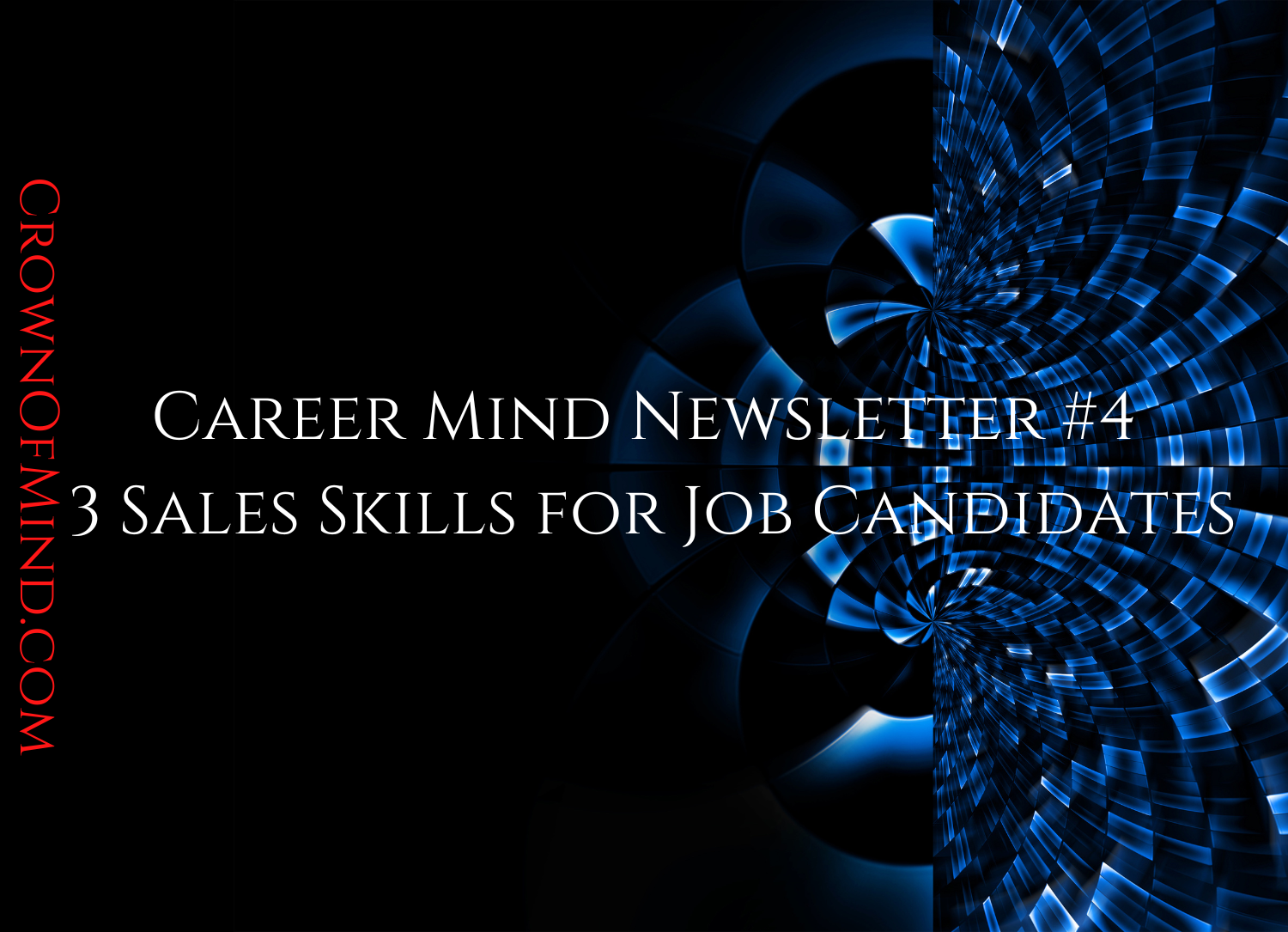Career Mind Newsletter #4 – 3 Sales Skills for Job Candidates