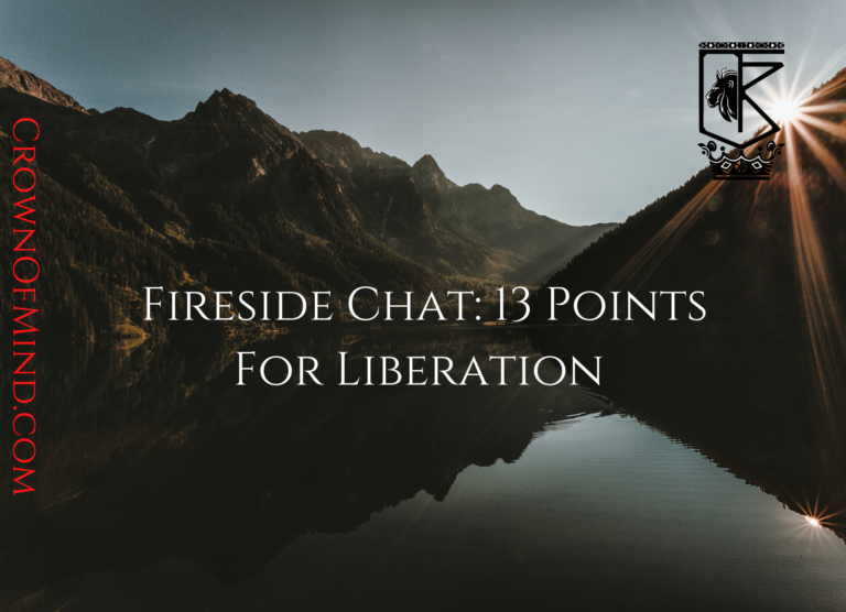 Fireside Chat: 13 Points for Liberation